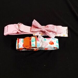 Two large dog collars